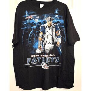 VTG Y2K New England Patriots All Over Graphic T-Shirt  NFL RARE  HTF NWT